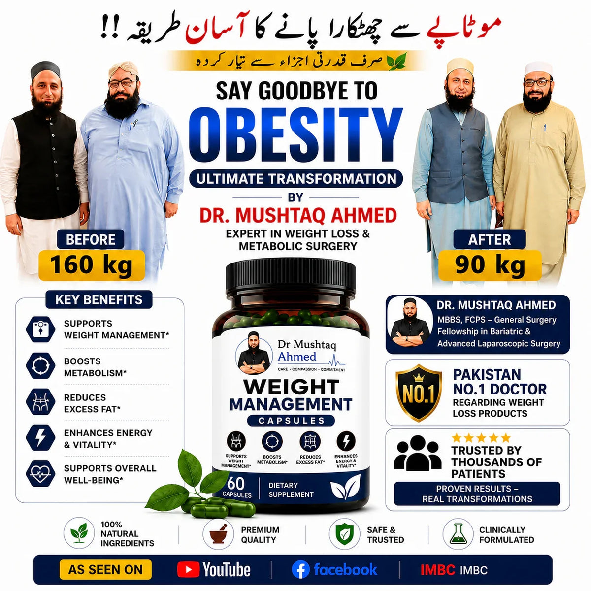 Weight Management Capsules By Doc Mushtaq